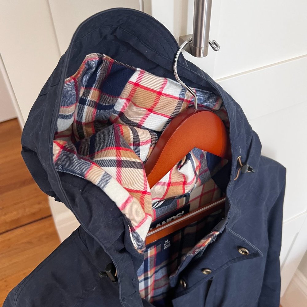 Land's End Windproof, Water Resistant Jacket, Hoo… - image 6